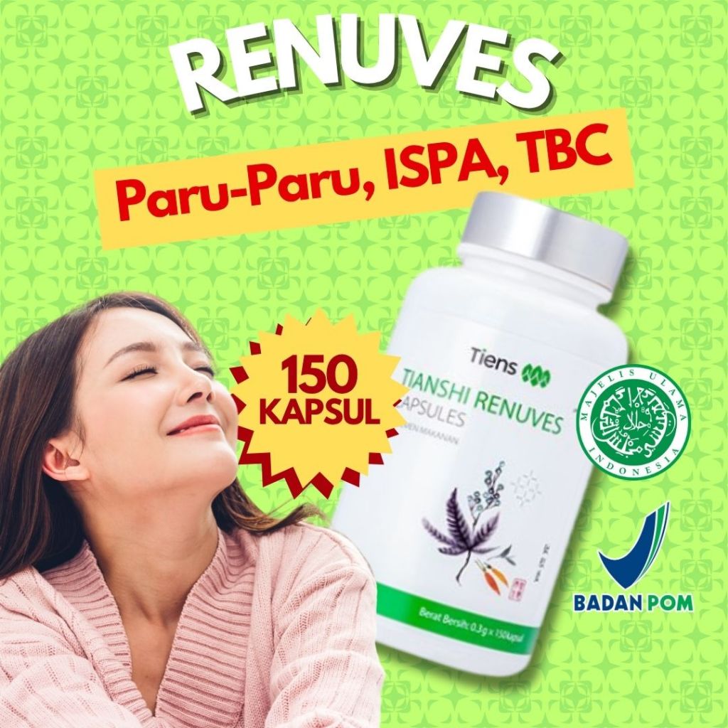 Penguat Paru obat ISPA TBC - Renuves Tiens