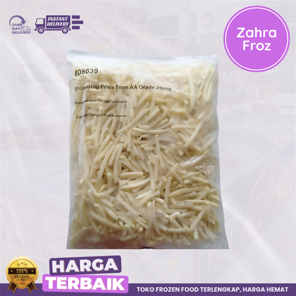 

KENTANG BEKU SHOESTRING 2500 GR