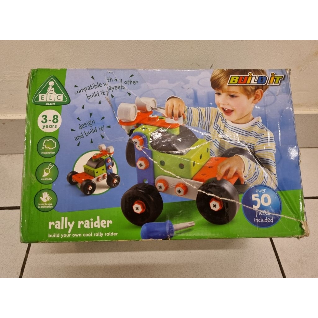 ELC Rally Rider Build It/Mainan Anak ELC rally rider/Kids Toys Building Car Rider Preloved Murah Bek