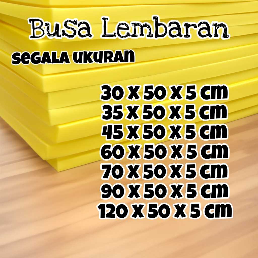 busa lembaran tebal 5cm