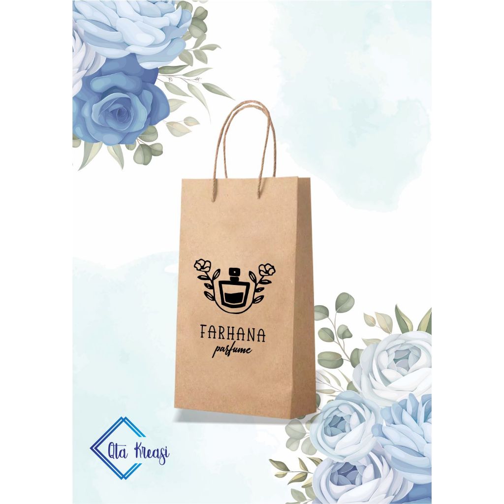 Paperbag parfum custom murah 7*4*16