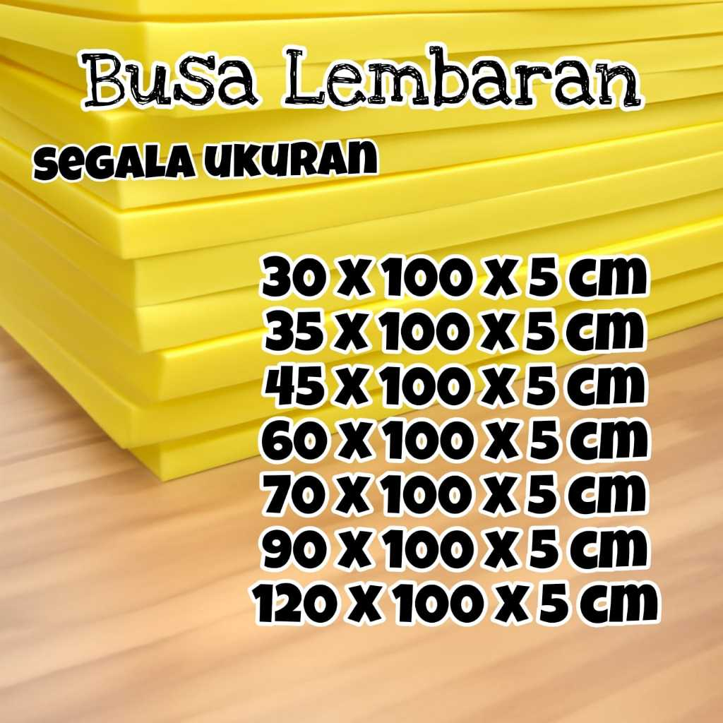 busa lembaran tebal 5cm