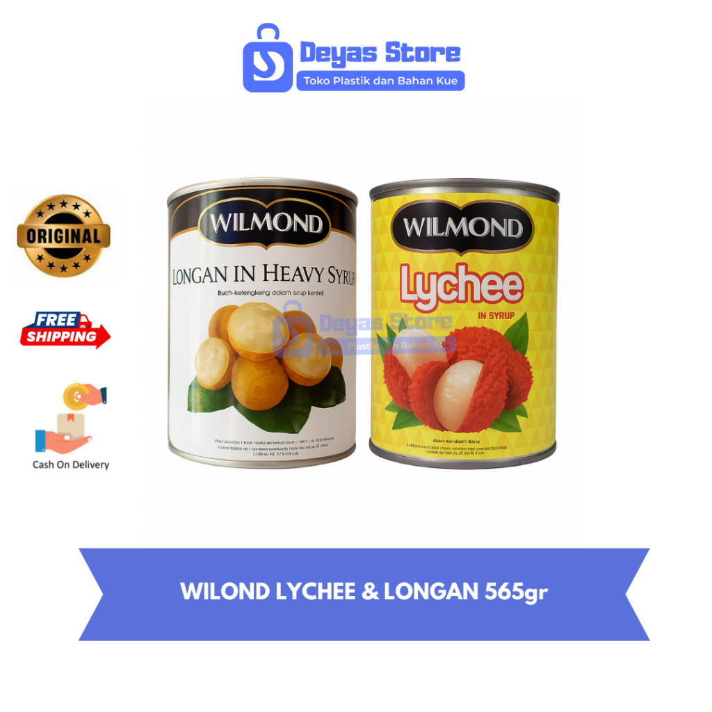 

WILMOND CANNED LYCHEE & LONGAN IN SYRUP – BUAH KALENG 565gr