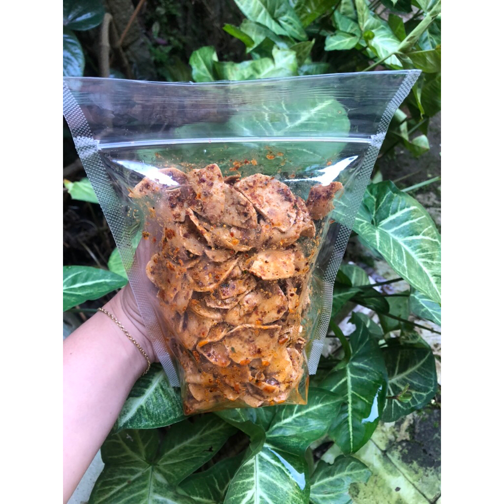 

Basreng Pedas manis kacang 500gram