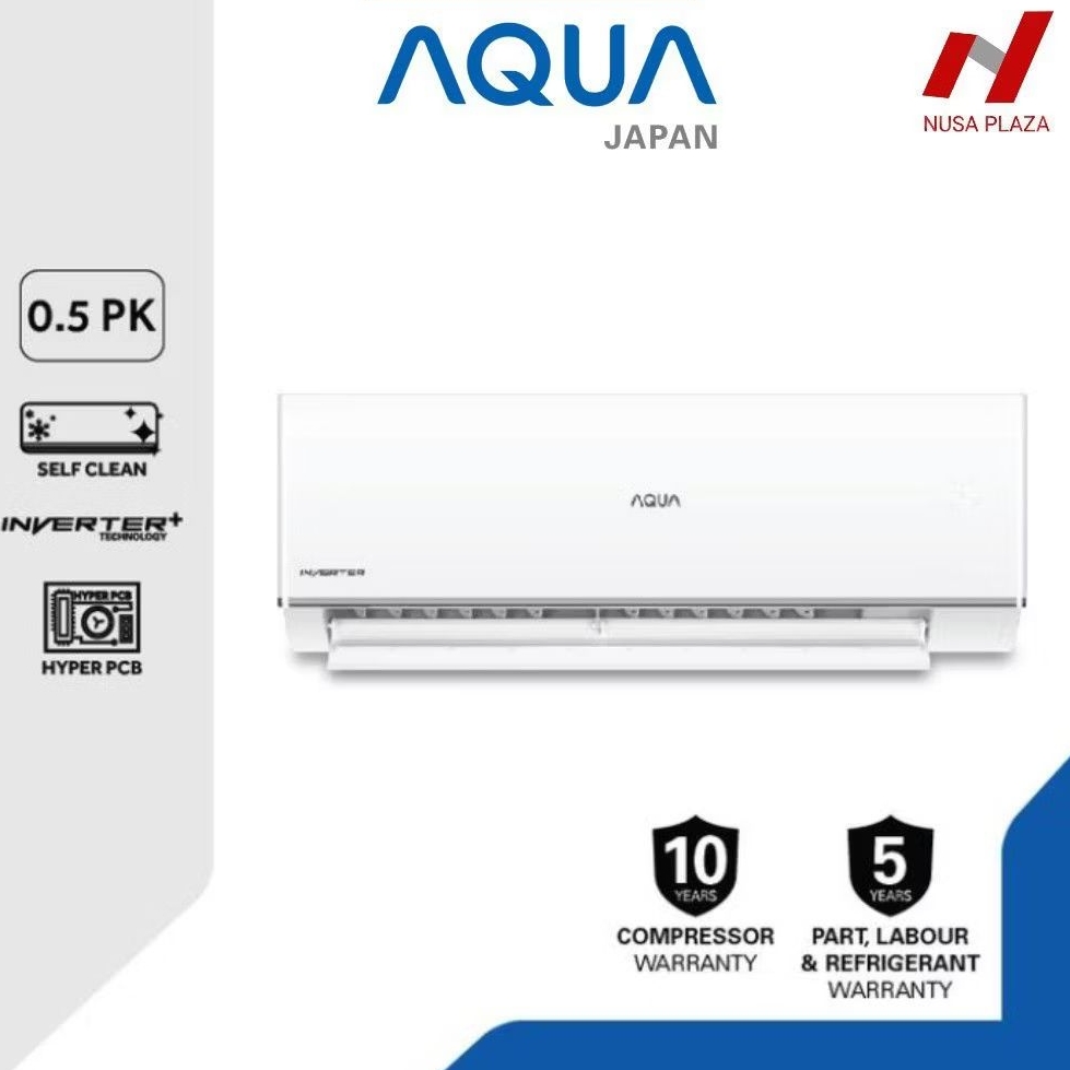 AC AQUA INVERTER 1 PK AQA-KCR9VQCL SELF CLEAN + ANTI KARAT