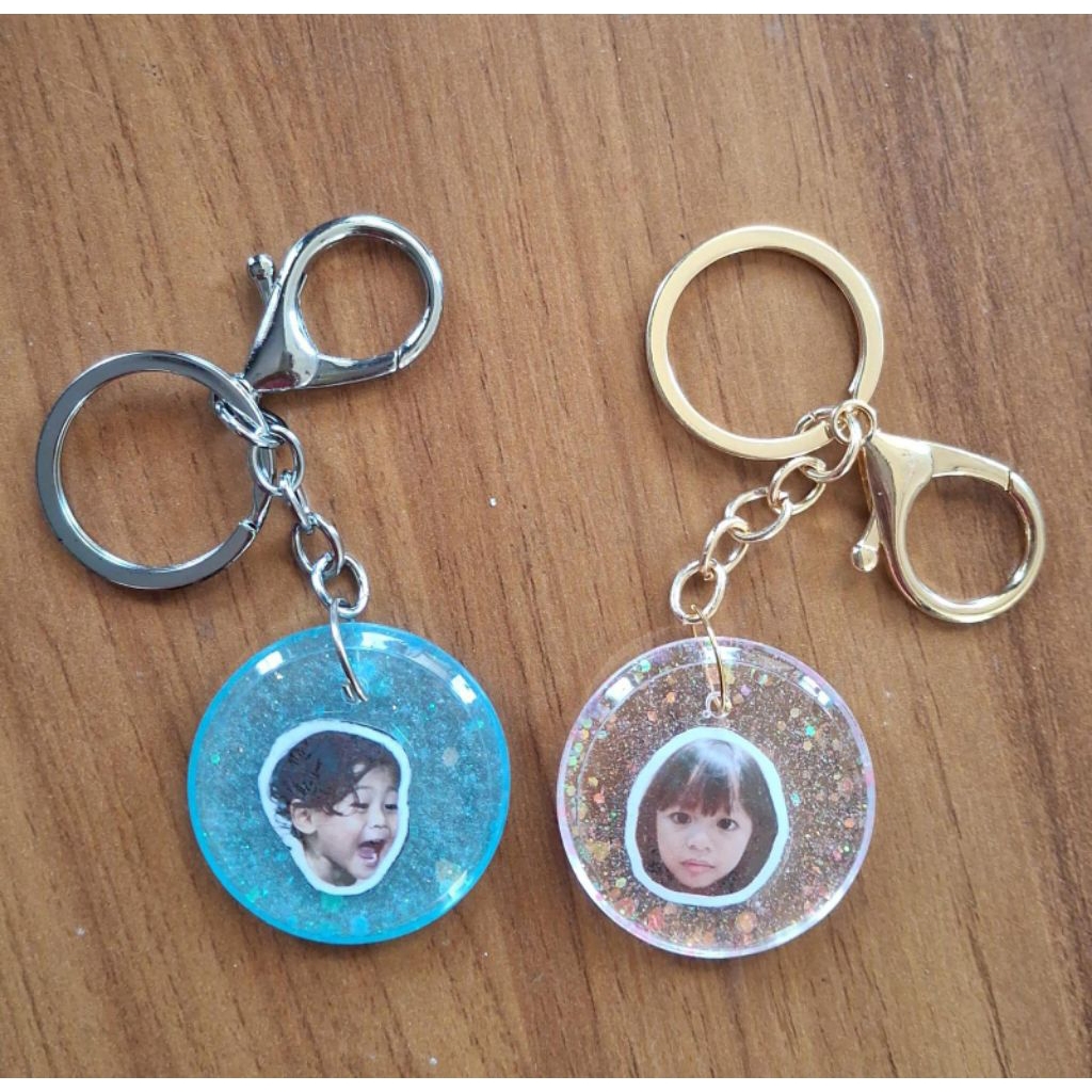 Resin KeyChain | Gantungan Kunci Foto | Custom Resin | Custom Resin Foto | Foto Resin Keychain