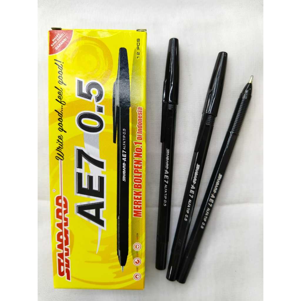 

PEN STANDARD AE7 0.5 - LUSIN / PULPEN / BOLPOIN / PENA
