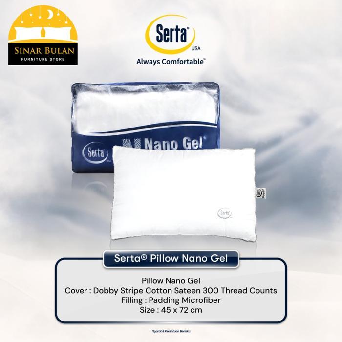 Serta PILLOW BOLSTER NANO GEL / SERTA BANTAL GULING NANO GEL