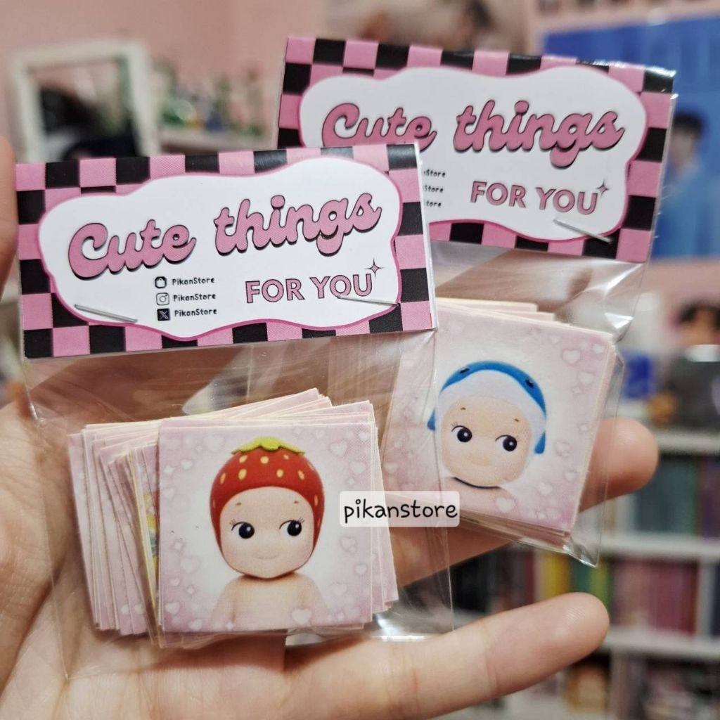 

[50pcs] Sticker Sonny Angel/ Stiker Songel/ Hiasan Tempelan Jurnal Freebies Aesthetic Lucu