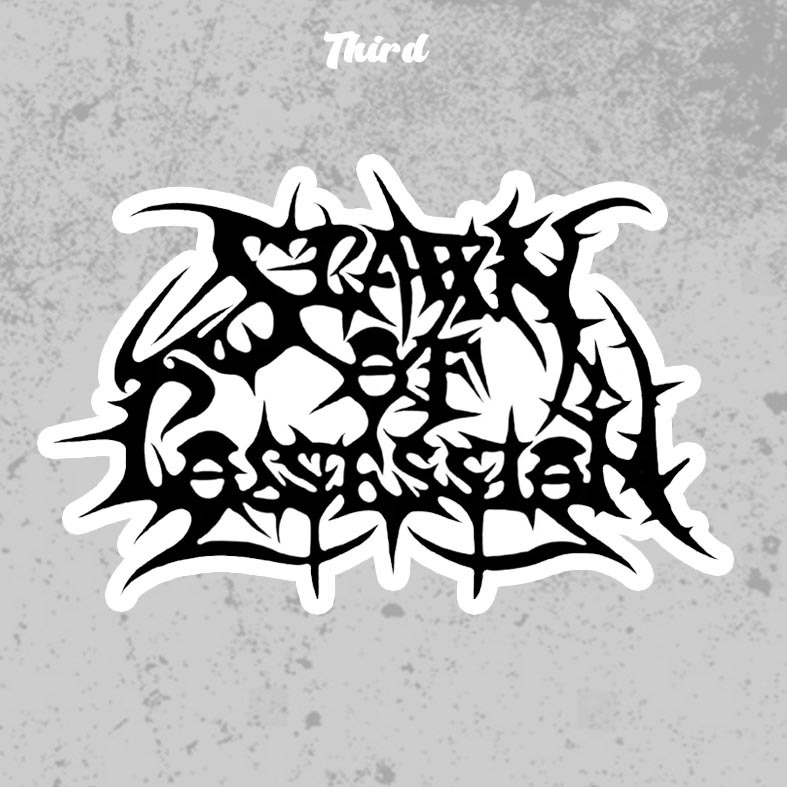 

sticker spawn of possession logo vinil cutting / sticker band / sticker metal