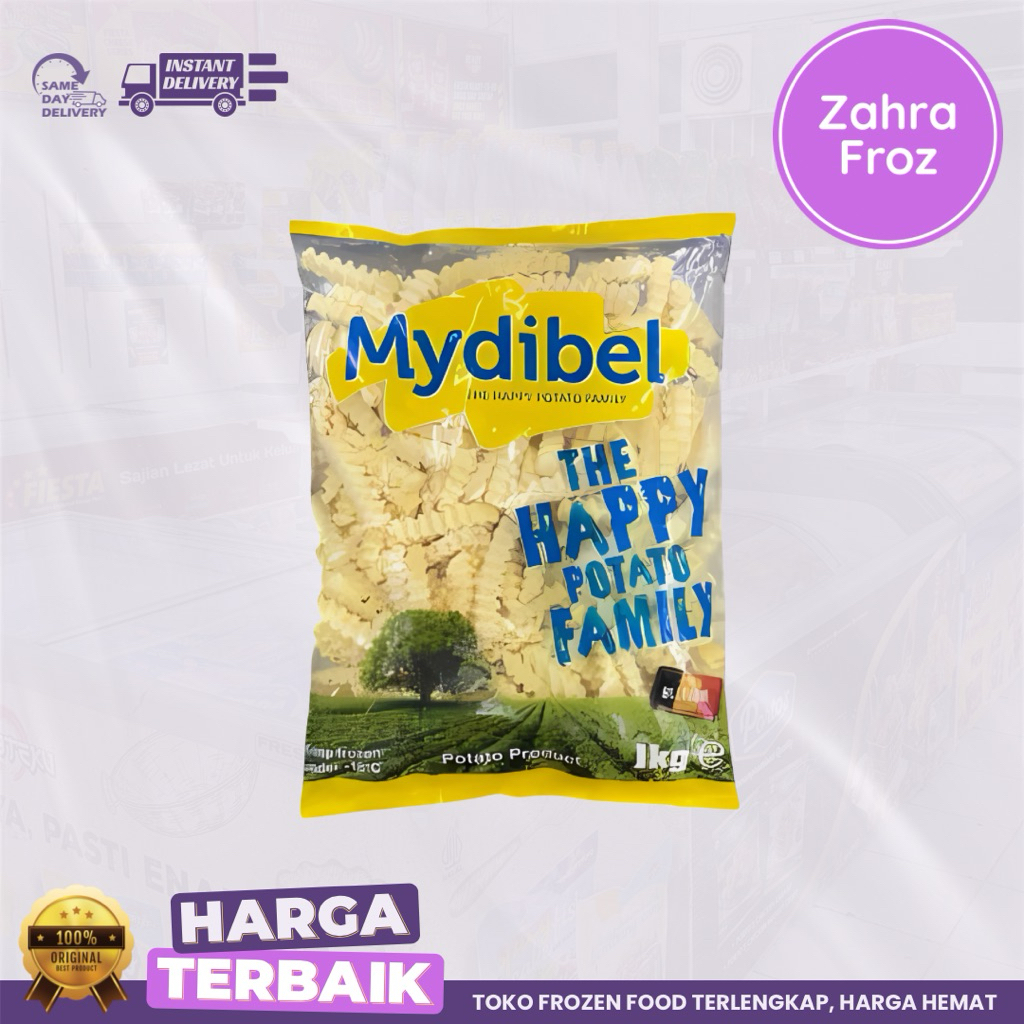 MYDIBEL CRINKLE CUT 1 KG