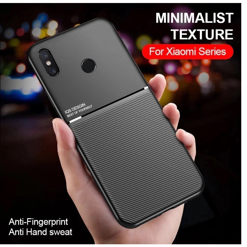 Case Xiaomi Redmi Note 5 7 8 8 Pro Redmi 10 Premium Case Carbon Fiber Magnetic IQS Design
