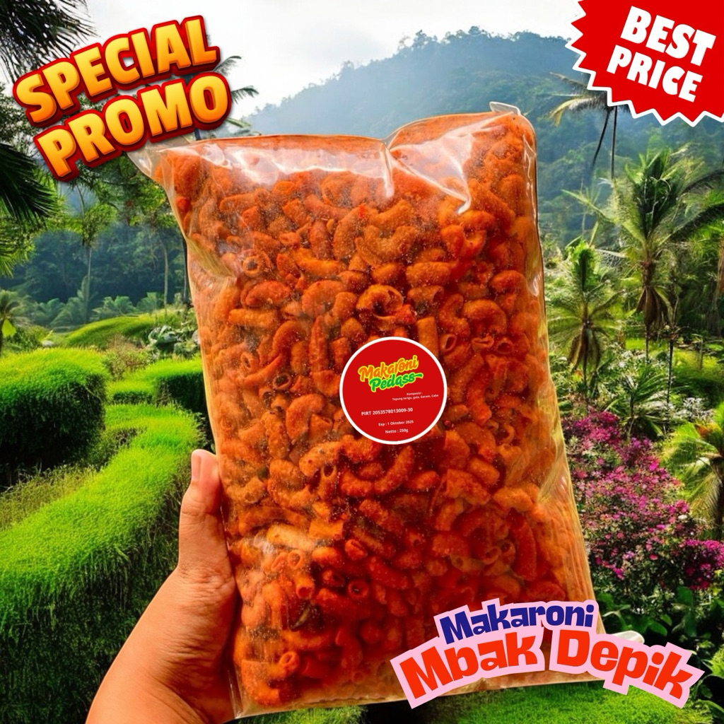 

Makaroni Pedas Asli Indonesia 250gr – Lokal Rasa Global!