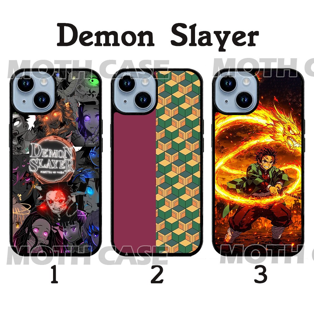 Demon Slayer - Softcase Glossy (BERGARANSI) Iphone samsung xiaomi redmi oppo vivo realme (Case Casin