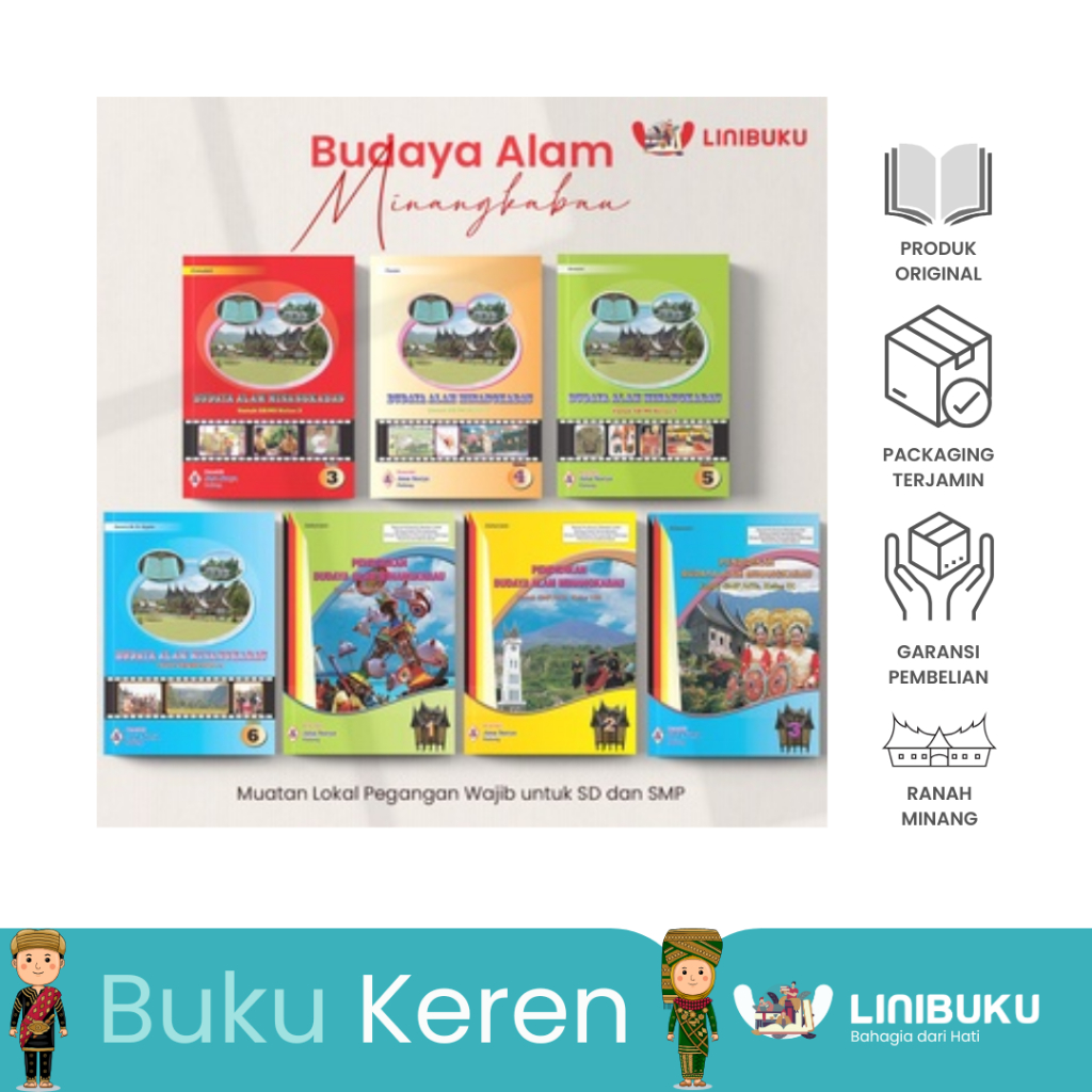 BUKU BUDAYA ALAM MINANGKABAU SD & SMP - MUATAN LOKAL BUKU BAM - BUKU SEKOLAH