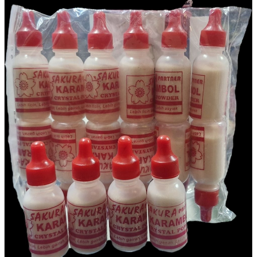 (12 pcs) Kristal karambol /Crystal karambol/serbuk karambol