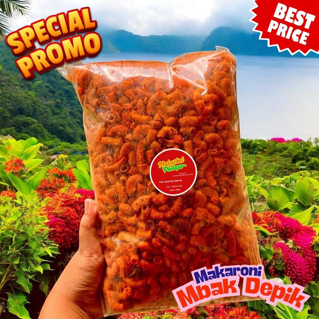 

Makaroni Pedas Renyah Banget 250gr – Krispi Maksimal!