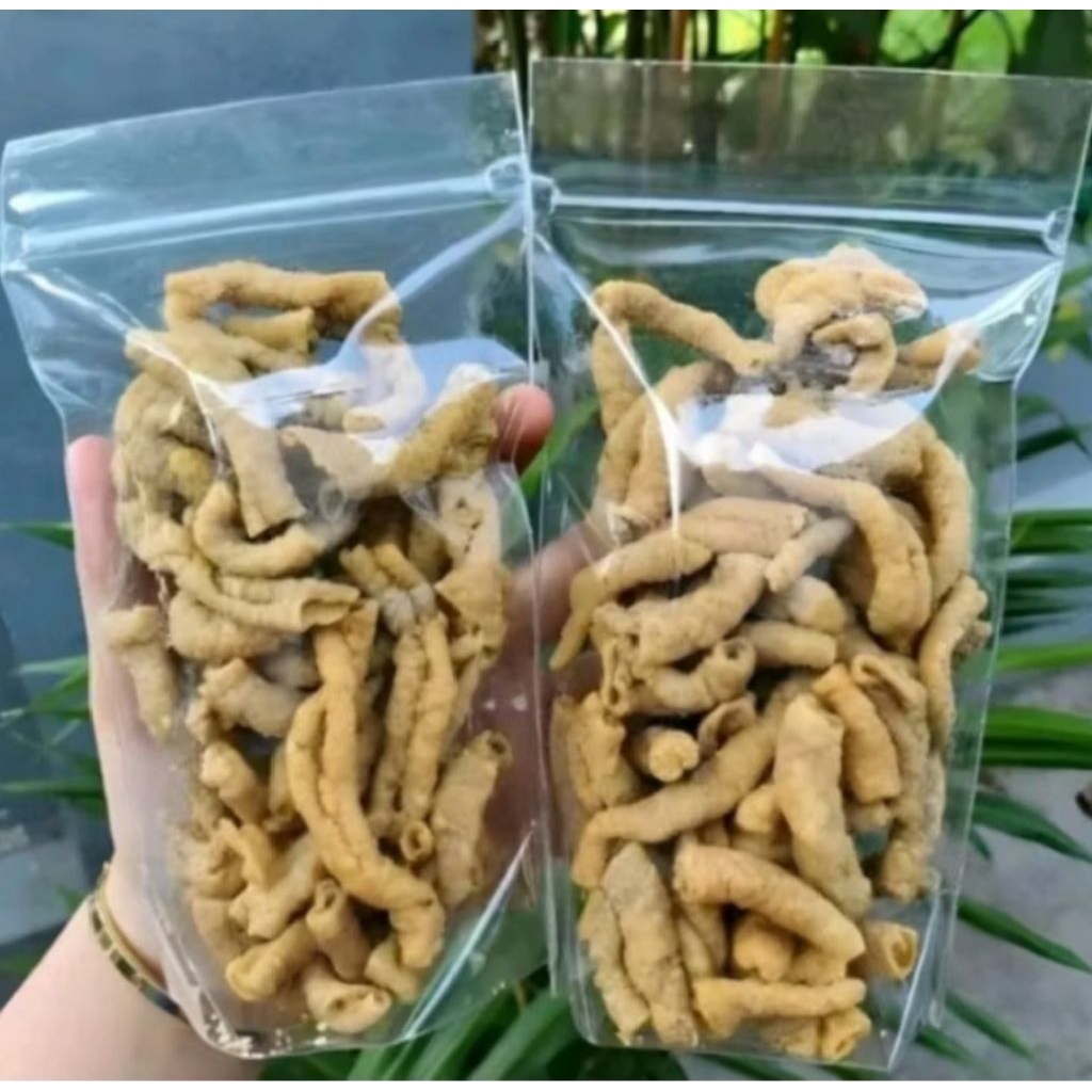 

usus crispy original 100 gram usus ori kriuk