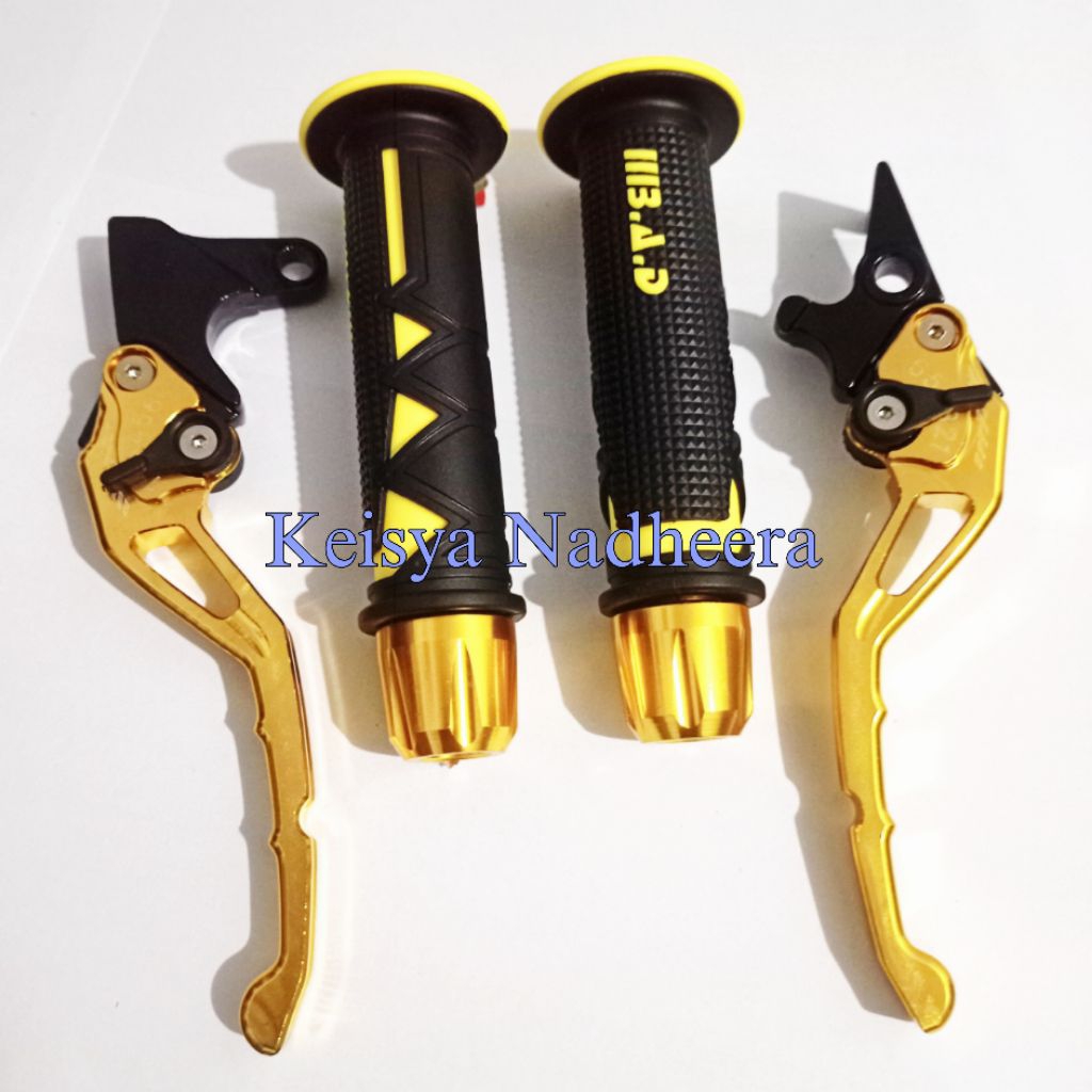 Handle rem aerox Lexi Freego plus handgrip dan Jalu stang