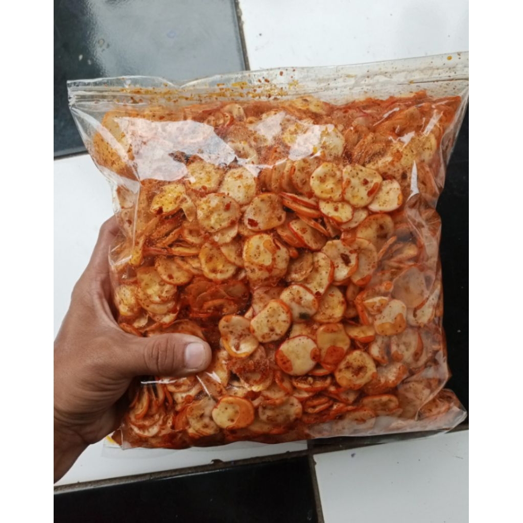 

KRUPUK BAWANG PEDAS DAUN JERUK/ KRUPUK KEMPLANG/ KRUPUK SEBRING