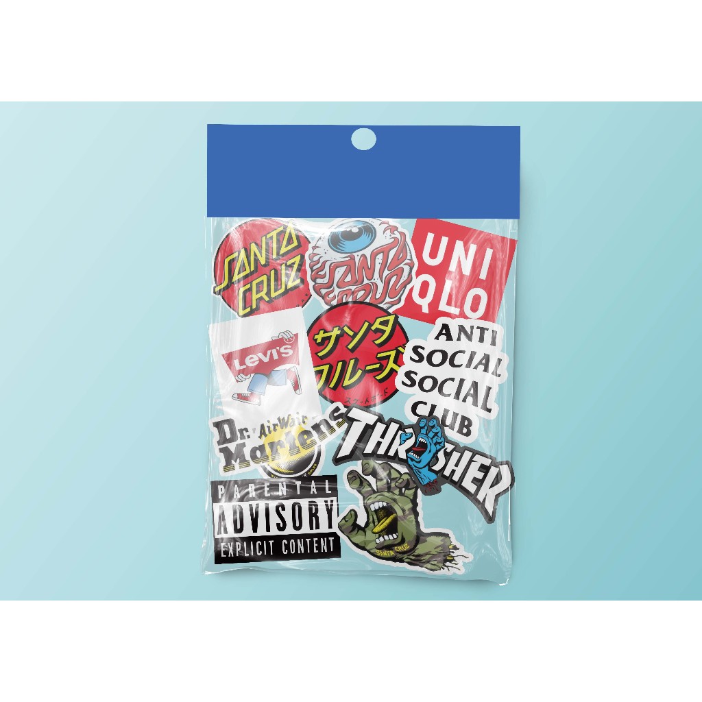 

Sticker Pack Aesthetic Hypebeast - Stiker Spezial, Casual, Ultras, Motor, mobil, Vinyl Waterproof