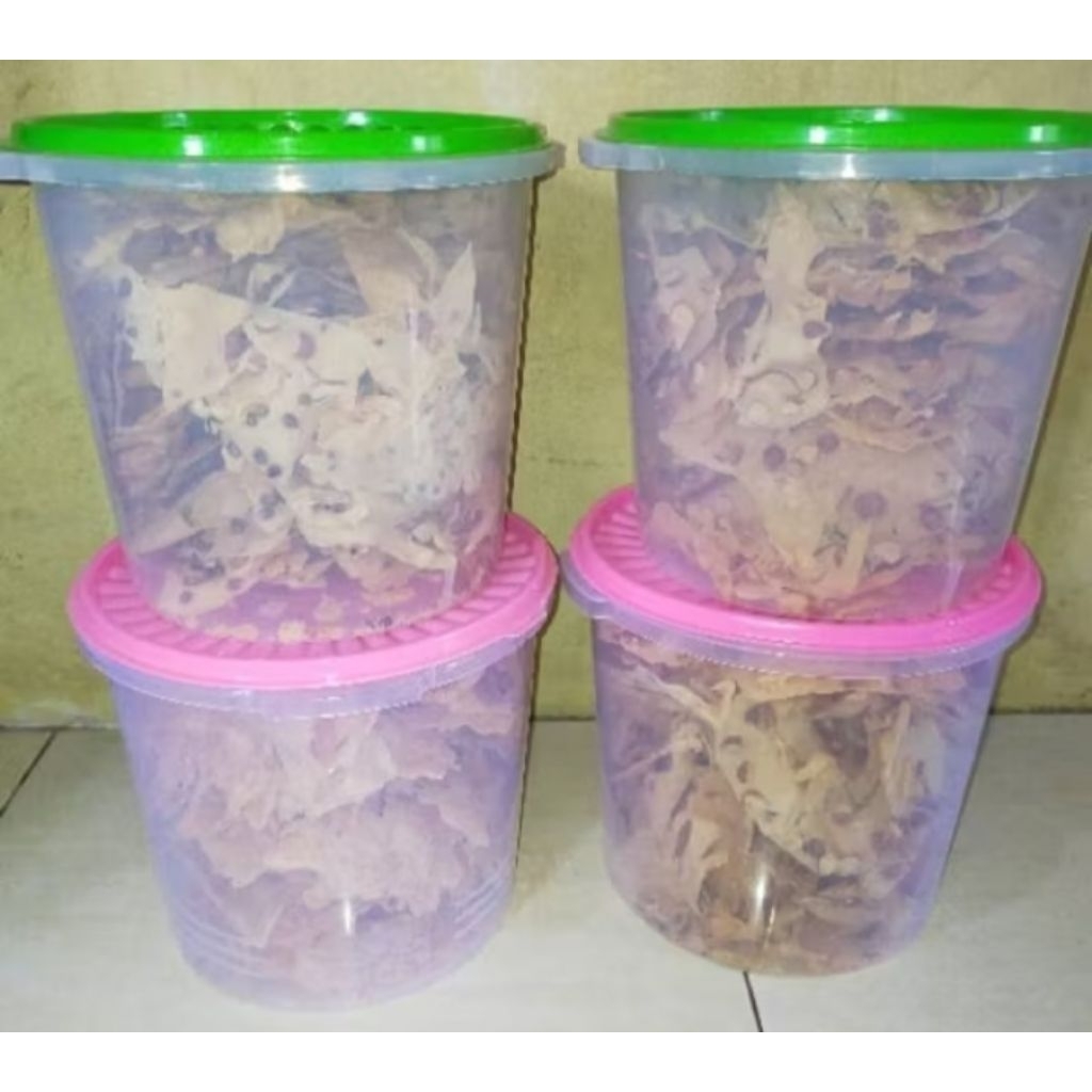 

rempeyek kacang toples 10liter