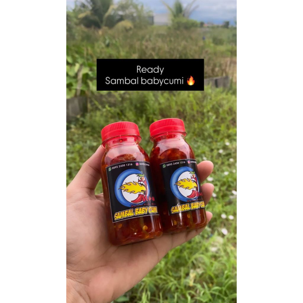 

sambal baby cumi kemasan 80ml