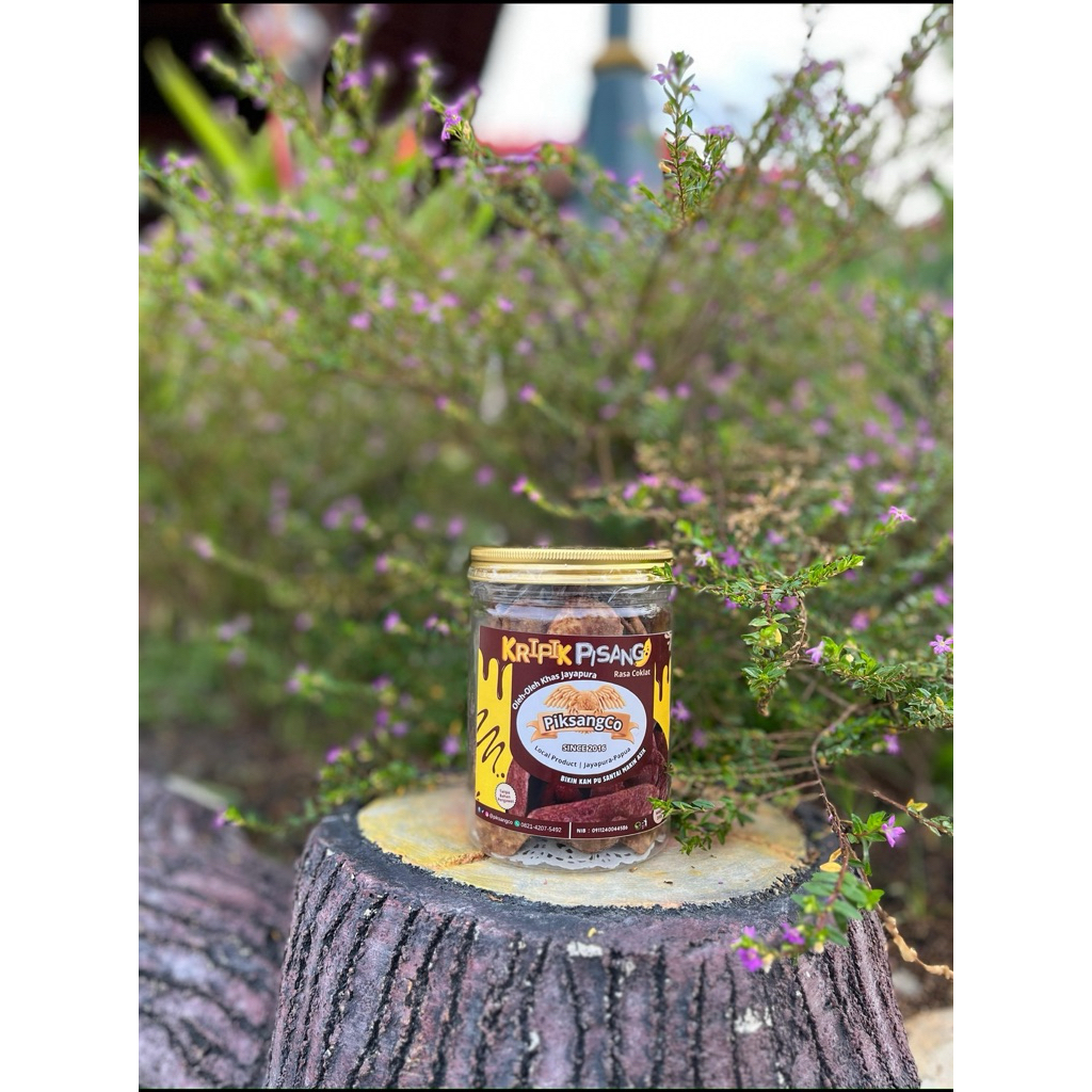 

Kripik Pisang Coklat Kemasan 200gr