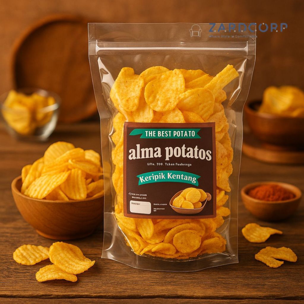 

Keripik Kentang Alma Potatos Khas Tasikmalaya