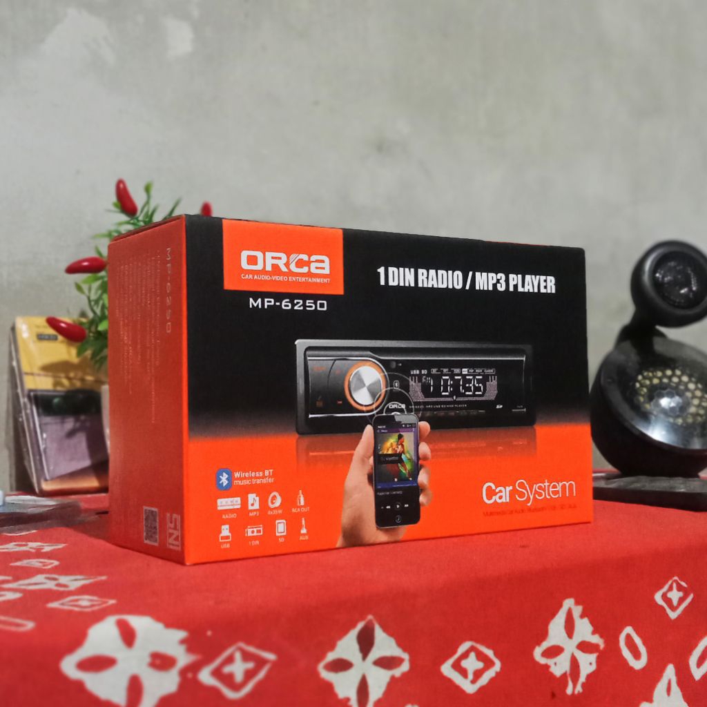 Single Din Orca MP-6250