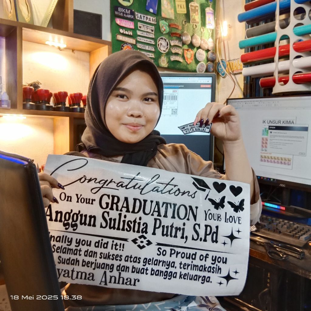 

Sticker Papan Bunga Akrilik Custom - Khusus Untuk Pengusaha Papan Florist Akrilik - Express