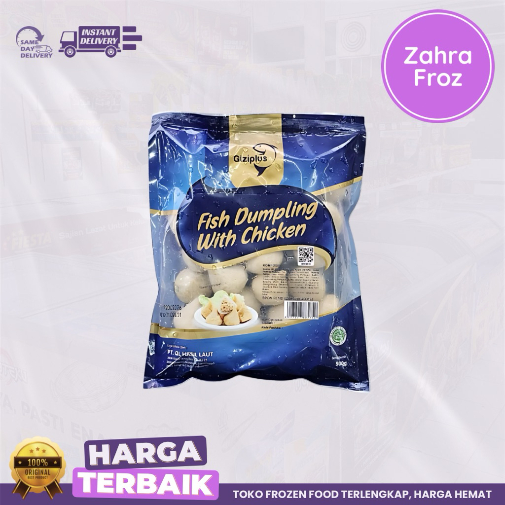 

GIZIPLUS DUMPLING AYAM 500 GR