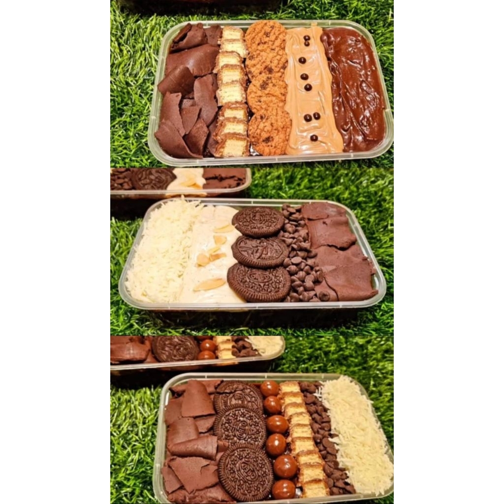 

Brownies Lumer Coklat Keju Oreo Biskuit Kitkat