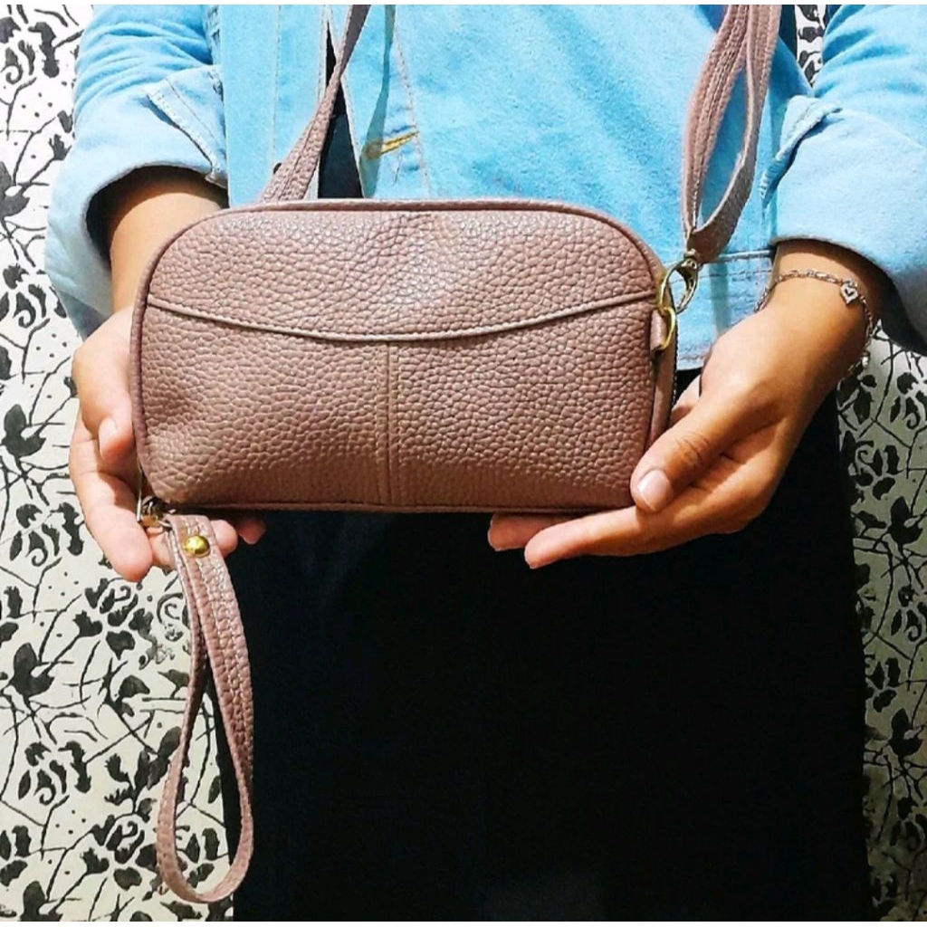 Namira bag - Tas Selempang Wanita Papirut Simpel Muat HP, Lipstik, Dompet