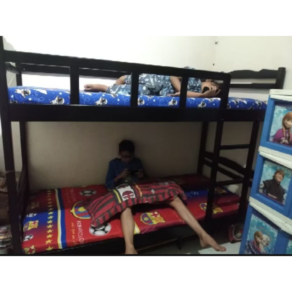 RANJANG KAYU TINGKAT 2 SUSUN BAGUS MURAH BANDUNG / RANJANG 2 SUSUN KAYU / RANJANG 2 TINGKAT KAYU