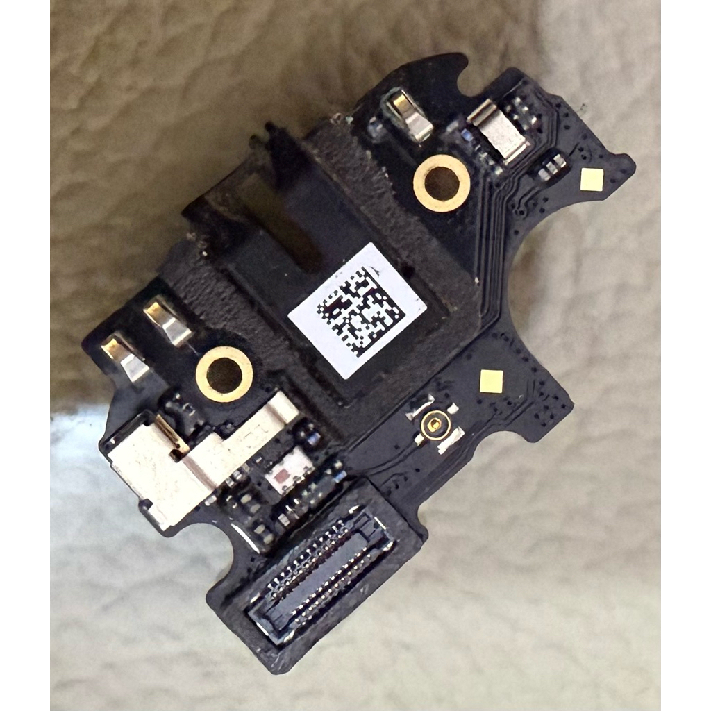 papan bawah/ui board pcb mic+hf oppo A7 original copotan