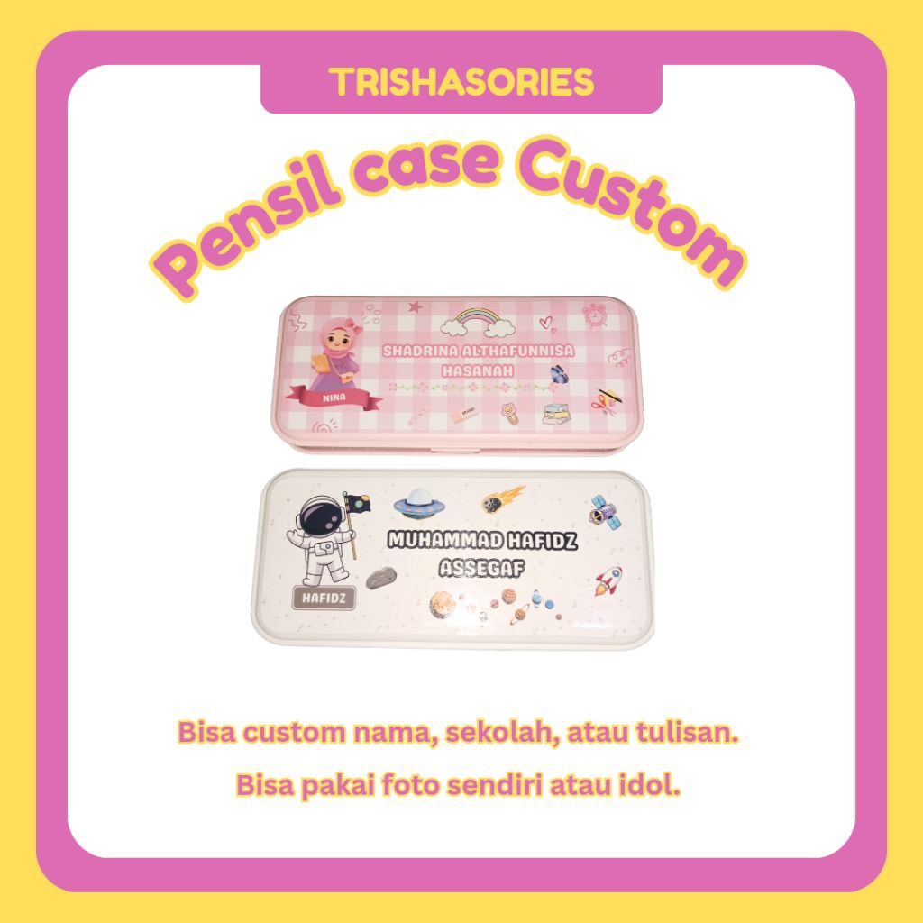 

Tempat Pensil Custom | Pencil Case Custom | Tempat Pensil Nama Lucu