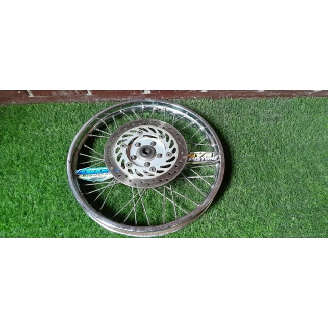 Velg Jari2 Ruji Depan Set Motor Megapro,verza,cb150rold dan Univerzal Original Copotan