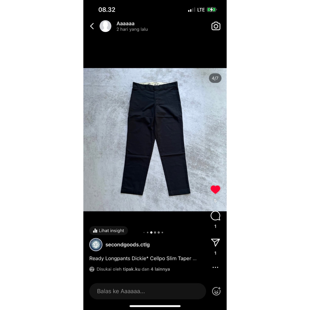 lp dickies navy cellpo  goodcondition
