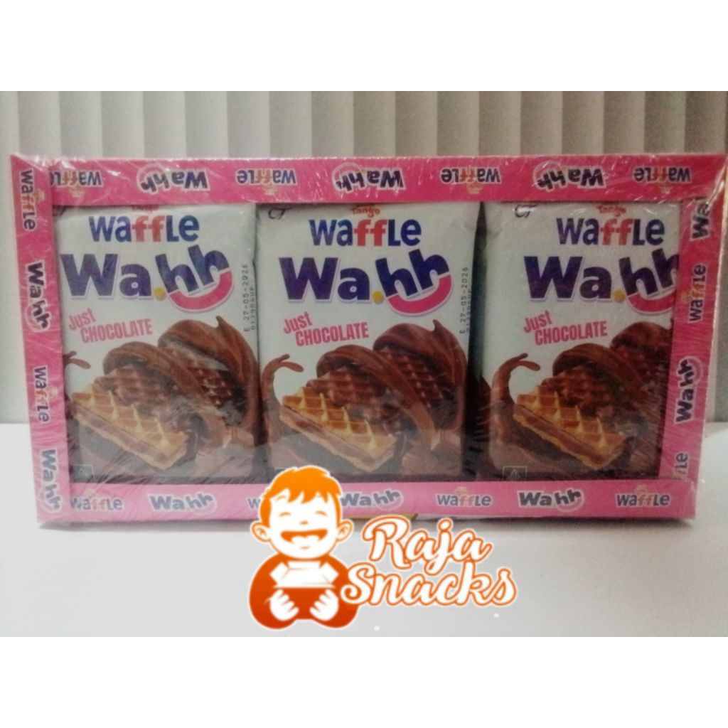 

[ BOX ] WAFFLE WA.HH | Just Chocolate Isi 12pcs/Box