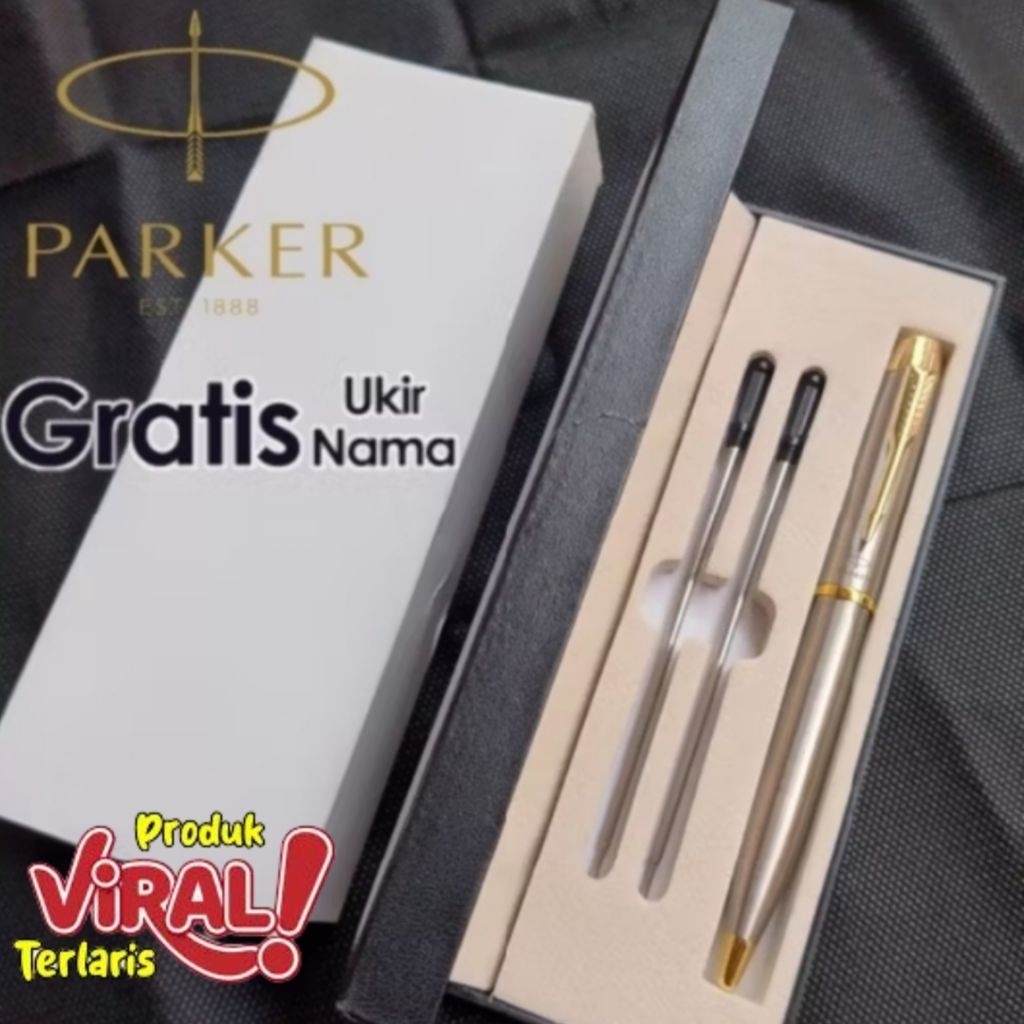 

Pulpen Profesional Gifset Box Pen Parker Twist Action 2 Refill Pen Gratis Grafir Nama