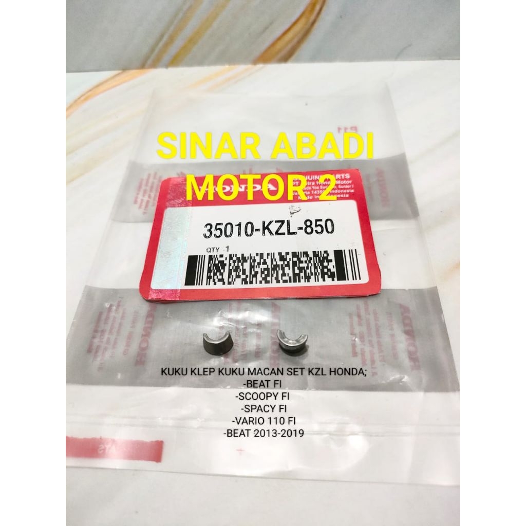KUKU KLEP KUKU MACAN SET KZL HONDA SCOOPY FI SPACY FI VARIO 110 FI BEAT 2013-2019