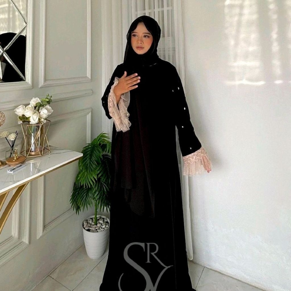 Gamis Abaya Alisa Outer||Gamis Murah|| Gamis terkini||Abaya Outer|| Gamis outer|| Outer Abaya|| Abay