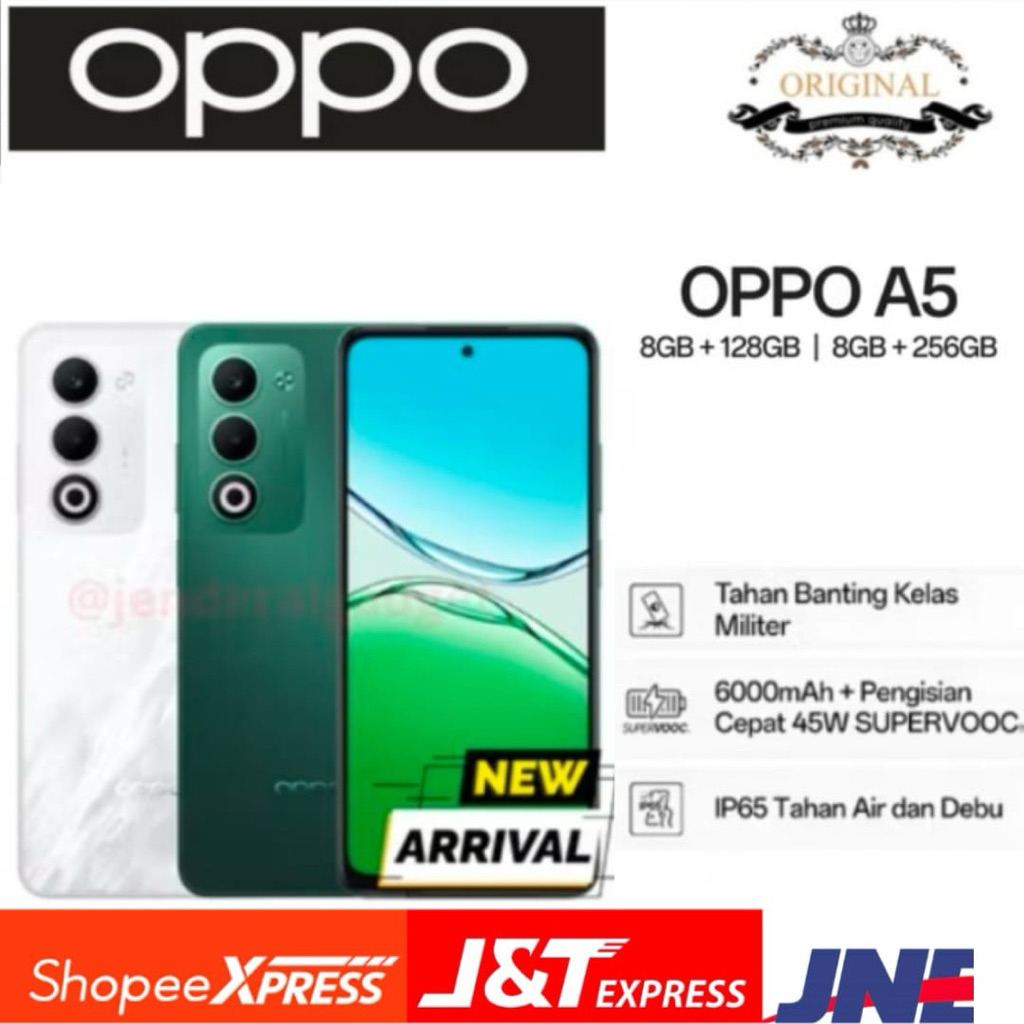 OPPO A5 RAM 8/256GB &  RAM 8/128 GARANSI RESMI
