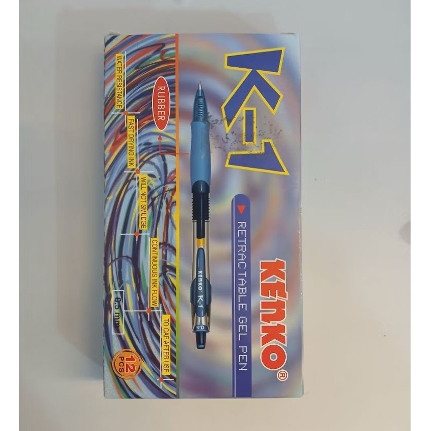 

Pulpen Gel Kenko K-1 Biru Tua