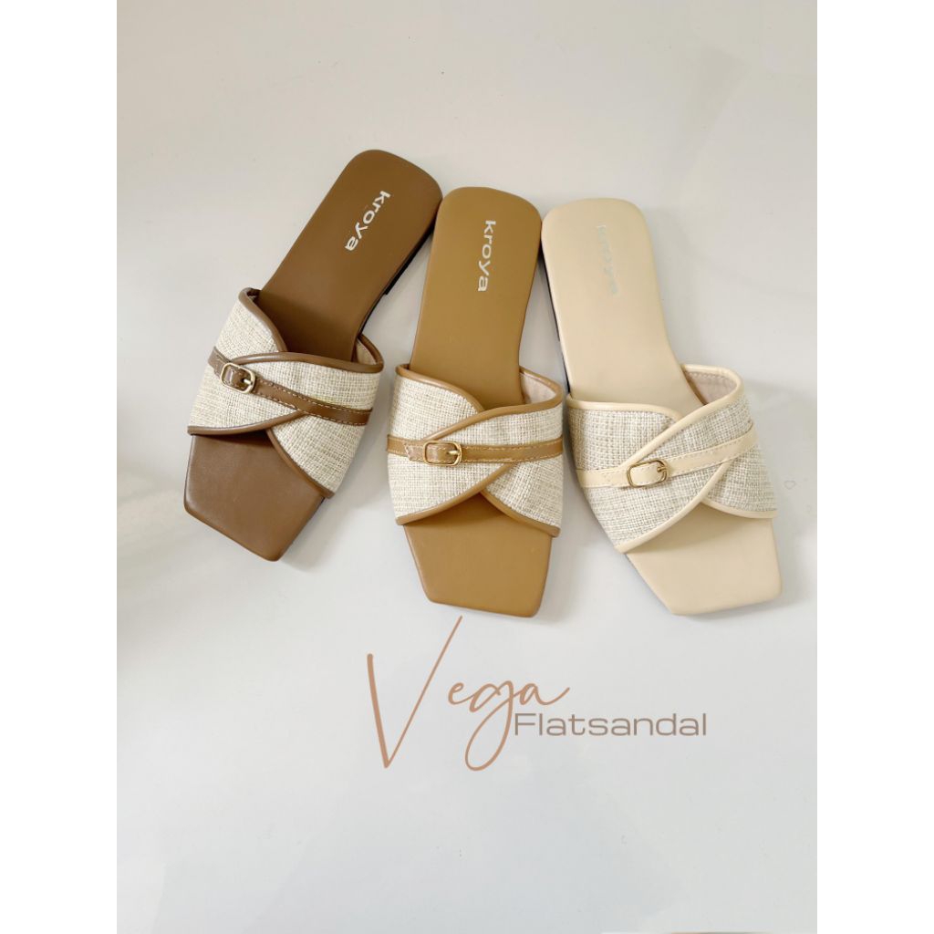 KROYA | VEGA FLAT | SANDAL WANITA