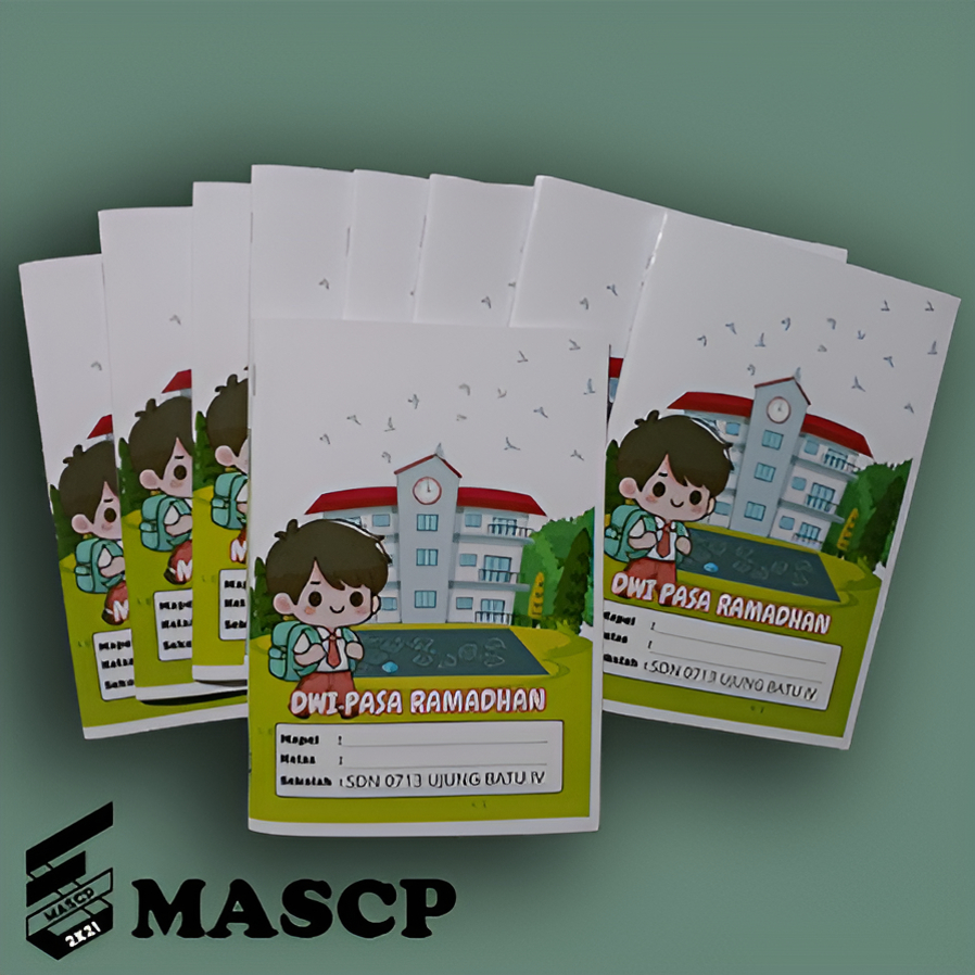 

Buku Tulis Sekolah Anak Cowok Karakter Custom Nama Anak / Custom Nama Sekolah / Custom Foto Anak