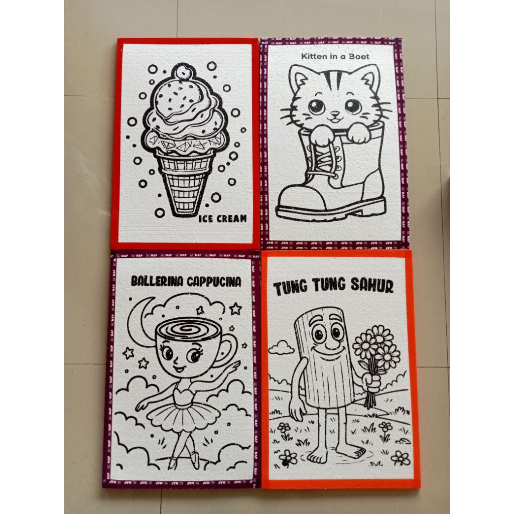 

STYROFOAM LUKIS ANAK UK JUMBO 33X50X1CM FULL LIST LAKBAN