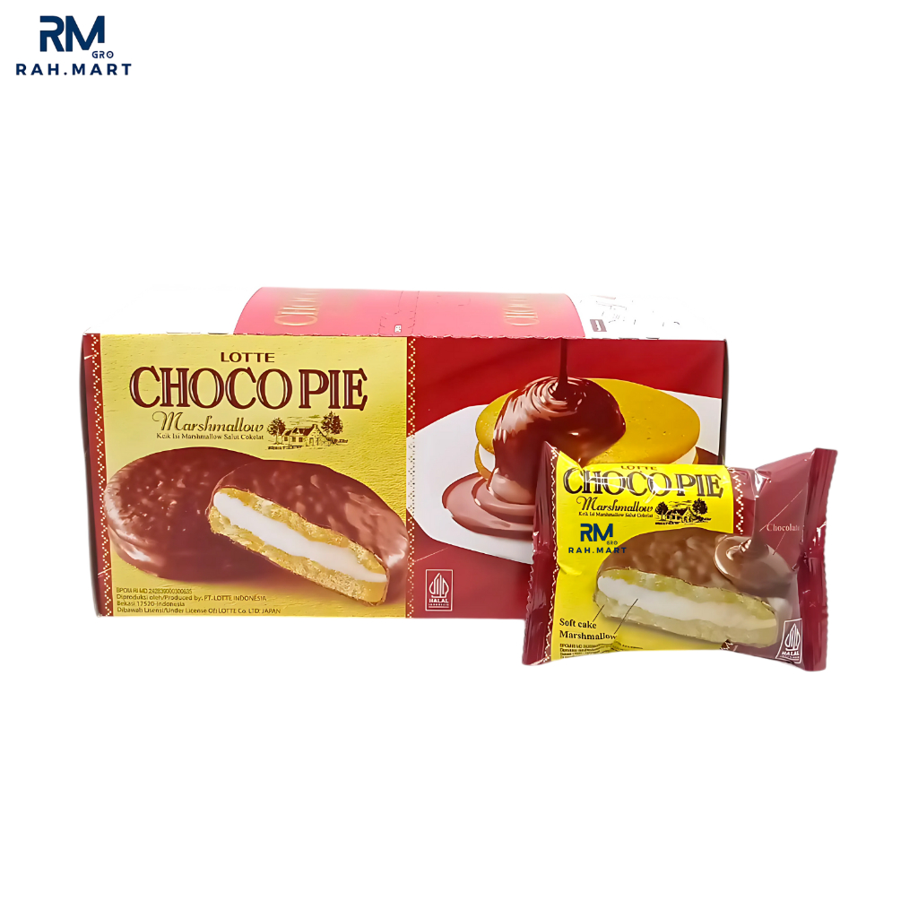 

Lotte Chocopie Marshmallow 26gr (Isi:12)