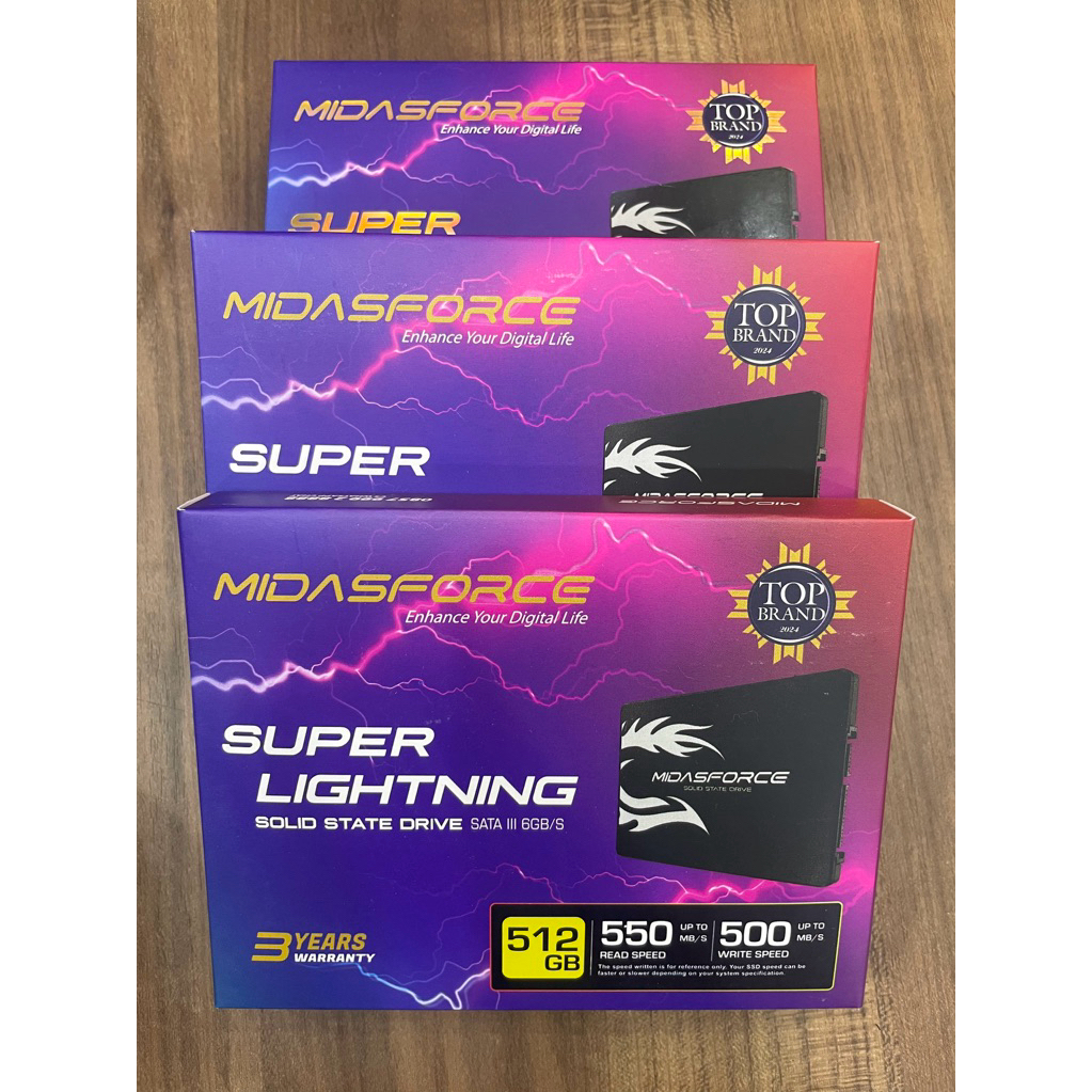MIDASFORCE 512GB SSD SATA 3